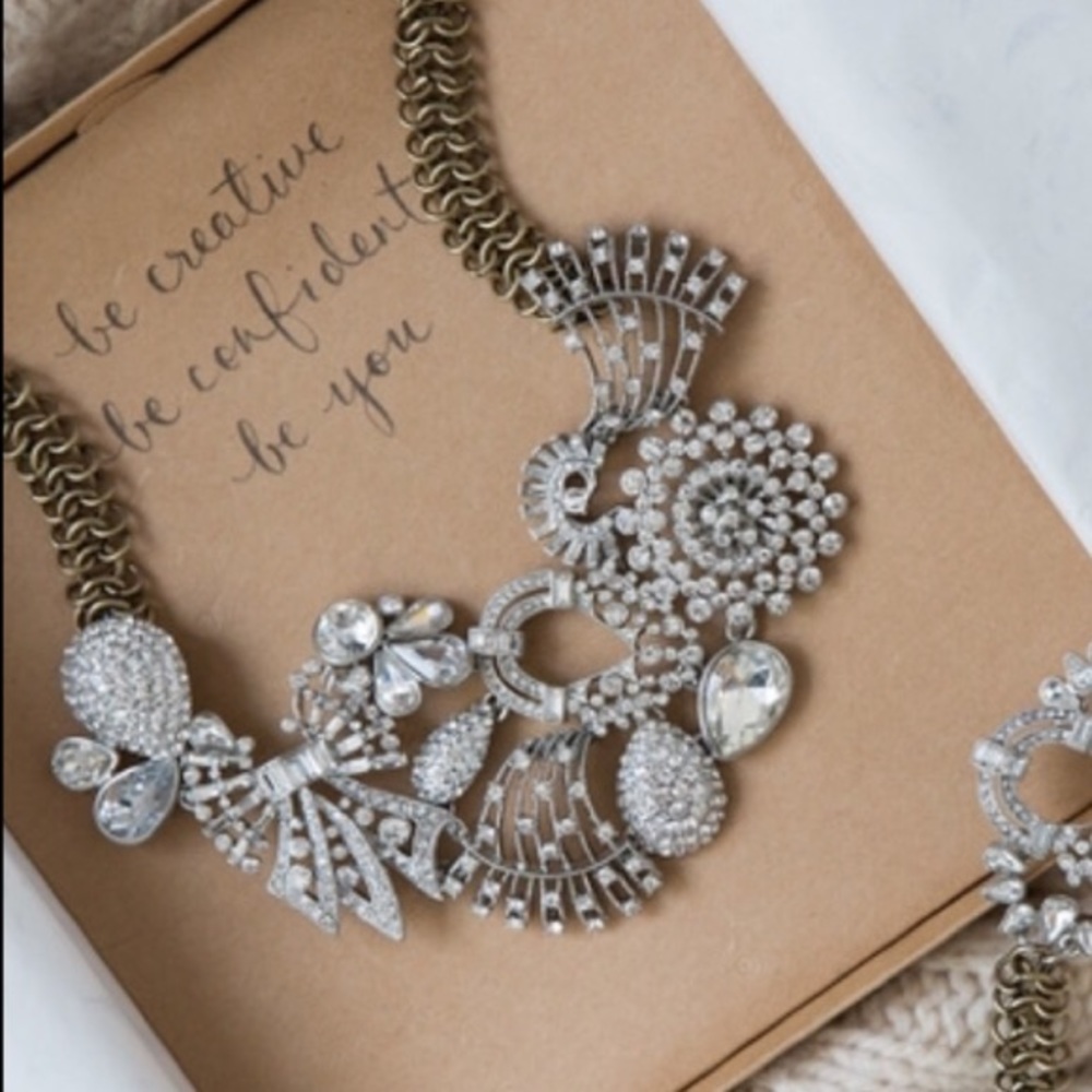 Deco collage necklace